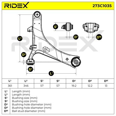 Wahacz RIDEX 273C1035 273C1035 - foto 8