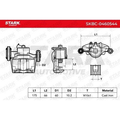 Zacisk Hamulcowy Stark SKBC-0460544 SKBC-0460544 - foto 5