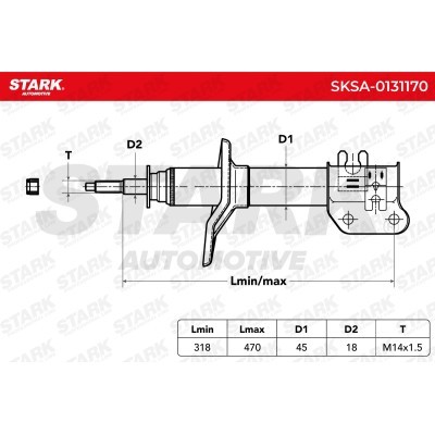 Amortyzator Stark SKSA-0131170 SKSA-0131170 - foto 3