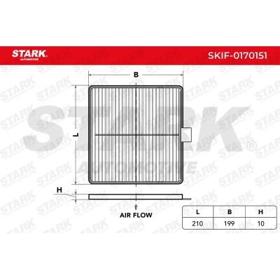 Filtr Kabinowy Stark SKIF-0170151 SKIF-0170151 - foto 3