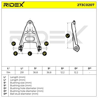 Wahacz RIDEX 273C0207 273C0207 - foto 4