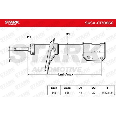 Amortyzator Stark SKSA-0130866 SKSA-0130866 - foto 9