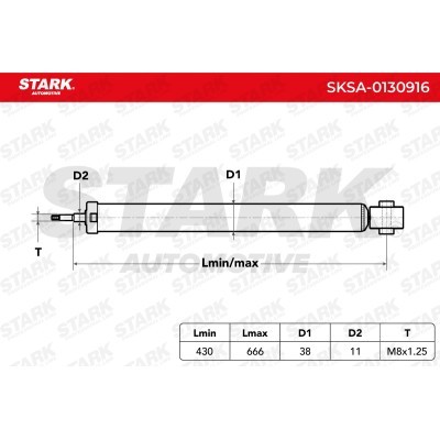 Amortyzator Stark SKSA-0130916 SKSA-0130916 - foto 3
