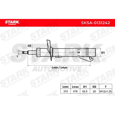 Amortyzator Stark SKSA-0131242 SKSA-0131242 - foto 3