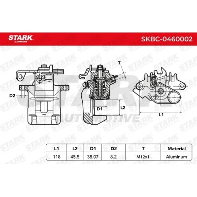Zacisk Hamulcowy Stark SKBC-0460002 SKBC-0460002 - foto 7