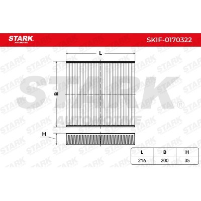 Filtr Kabinowy Stark SKIF-0170322 SKIF-0170322 - foto 3
