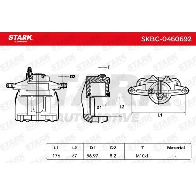 Zacisk Hamulcowy Stark SKBC-0460692 SKBC-0460692 - foto 5
