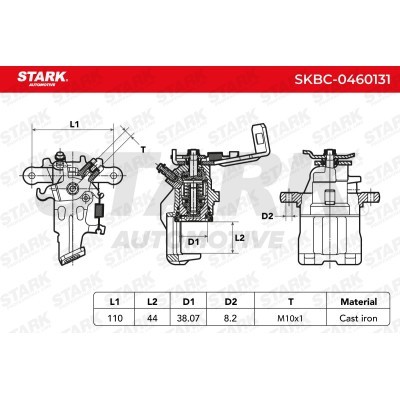 Zacisk Hamulcowy Stark SKBC-0460131 SKBC-0460131 - foto 3