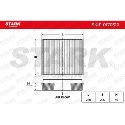 Filtr Kabinowy Stark SKIF-0170310 SKIF-0170310 - foto 5