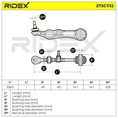 Wahacz RIDEX 273C1112 273C1112 - foto 5