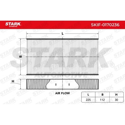 Filtr Kabinowy Stark SKIF-0170236 SKIF-0170236 - foto 2