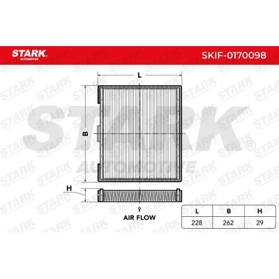 Filtr Kabinowy Stark SKIF-0170098 SKIF-0170098 - foto 2
