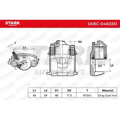 Zacisk Hamulcowy Stark SKBC-0460351 SKBC-0460351 - foto 5
