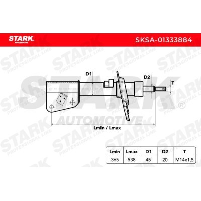 Amortyzator Stark SKSA-01333884 SKSA-01333884 - foto 6