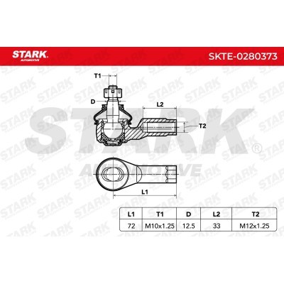 Końcówka drążka kierowniczego Stark SKTE-0280373 SKTE-0280373 - foto 6