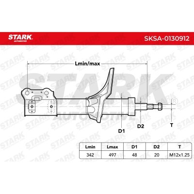 Amortyzator Stark SKSA-0130912 SKSA-0130912 - foto 3