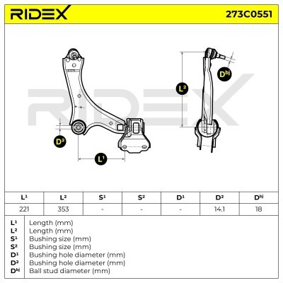 Wahacz RIDEX 273C0551 273C0551 - foto 9