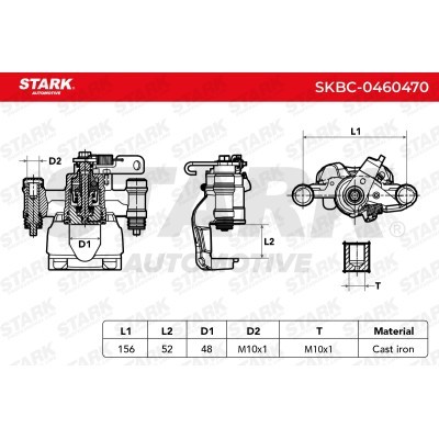 Zacisk Hamulcowy Stark SKBC-0460470 SKBC-0460470 - foto 6