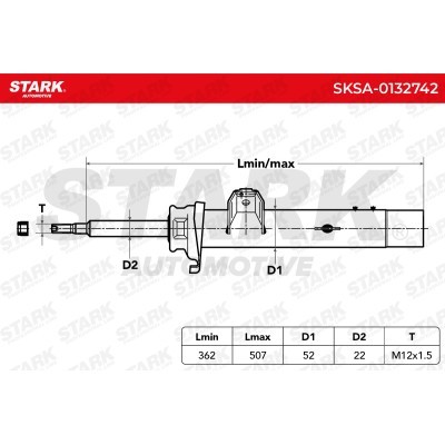 Amortyzator Stark SKSA-0132742 SKSA-0132742 - foto 6