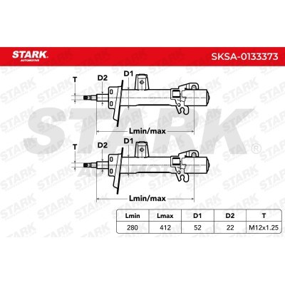 Amortyzator Stark SKSA-0133373 SKSA-0133373 - foto 5