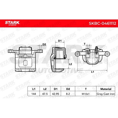 Zacisk Hamulcowy Stark SKBC-0461112 SKBC-0461112 - foto 3