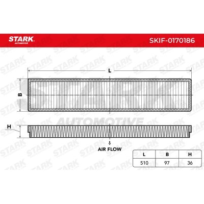 Filtr Kabinowy Stark SKIF-0170186 SKIF-0170186 - foto 1