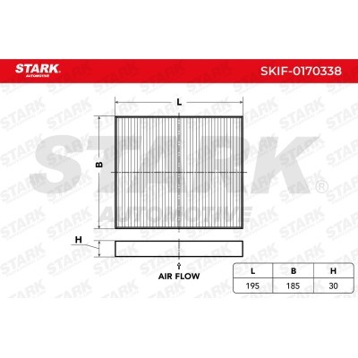 Filtr Kabinowy Stark SKIF-0170338 SKIF-0170338 - foto 5