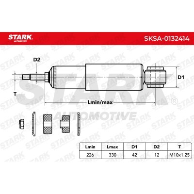 Amortyzator Stark SKSA-0132414 SKSA-0132414 - foto 4