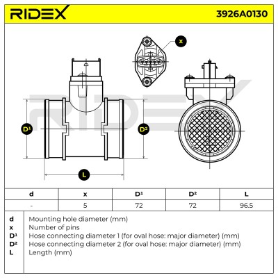 Przepływomierz RIDEX 3926A0130 3926A0130 - foto 6