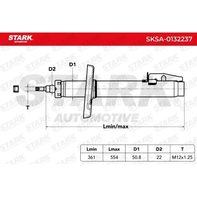Amortyzator Stark SKSA-0132237 SKSA-0132237 - foto 3