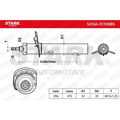 Amortyzator Stark SKSA-0131885 SKSA-0131885 - foto 5