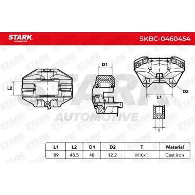 Zacisk Hamulcowy Stark SKBC-0460454 SKBC-0460454 - foto 6