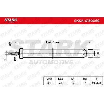 Amortyzator Stark SKSA-0130069 SKSA-0130069 - foto 4