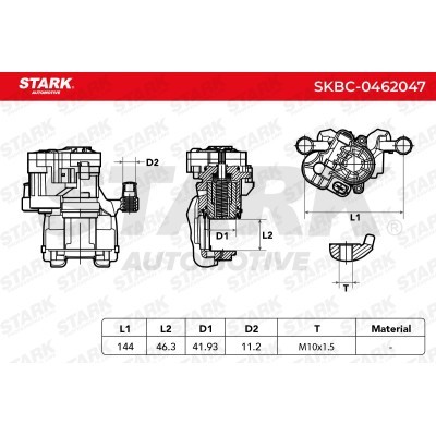 Zacisk Hamulcowy Stark SKBC-0462047 SKBC-0462047 - foto 3