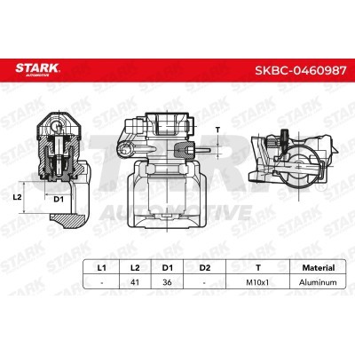Zacisk Hamulcowy Stark SKBC-0460987 SKBC-0460987 - foto 6