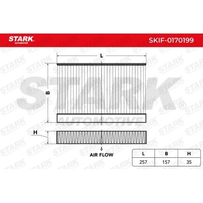 Filtr Kabinowy Stark SKIF-0170199 SKIF-0170199 - foto 2