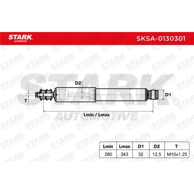 Amortyzator Stark SKSA-0130301 SKSA-0130301 - foto 4