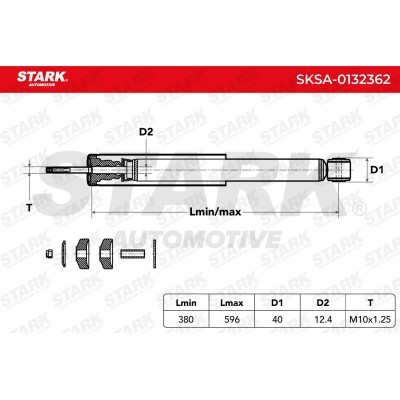 Amortyzator Stark SKSA-0132362 SKSA-0132362 - foto 6