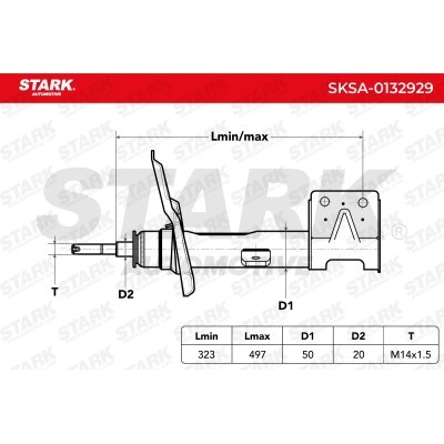 Amortyzator Stark SKSA-0131823 SKSA-0131823 - foto 3