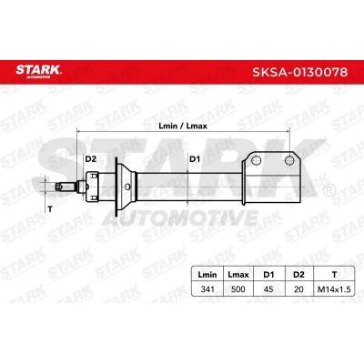 Amortyzator Stark SKSA-0130078 SKSA-0130078 - foto 9