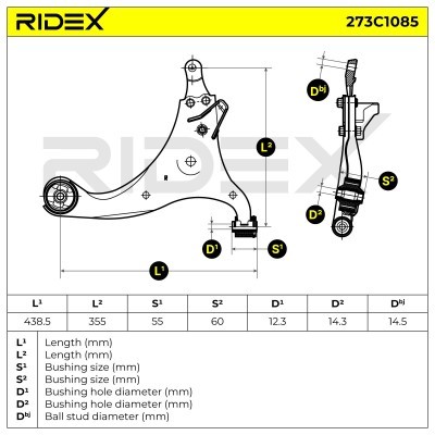 Wahacz RIDEX 273C1085 273C1085 - foto 6