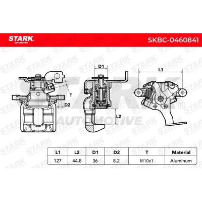 Zacisk Hamulcowy Stark SKBC-0460841 SKBC-0460841 - foto 5