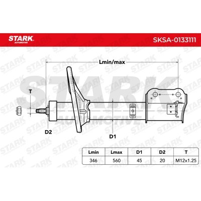 Amortyzator Stark SKSA-0133111 SKSA-0133111 - foto 6