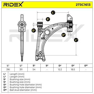 Wahacz RIDEX 273C1613 273C1613 - foto 6