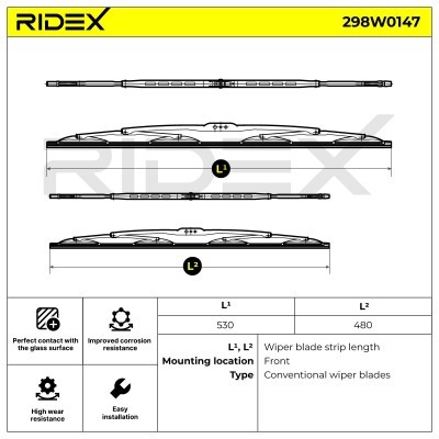 Pióro Wycieraczki RIDEX 298W0147 298W0147 - foto 4