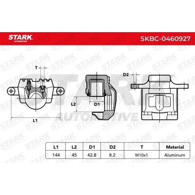 Zacisk Hamulcowy Stark SKBC-0460927 SKBC-0460927 - foto 6