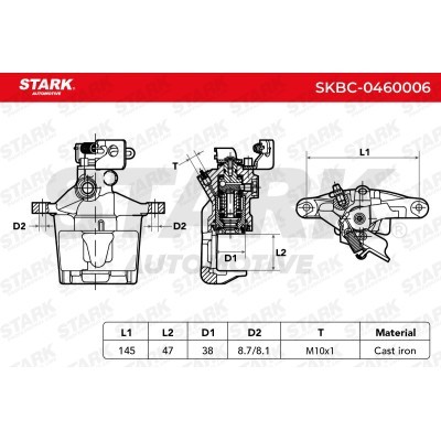 Zacisk Hamulcowy Stark SKBC-0460006 SKBC-0460006 - foto 3