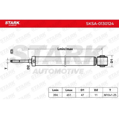 Amortyzator Stark SKSA-0130124 SKSA-0130124 - foto 3