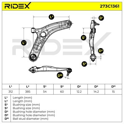 Wahacz RIDEX 273C1361 273C1361 - foto 5