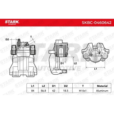 Zacisk Hamulcowy Stark SKBC-0460642 SKBC-0460642 - foto 5